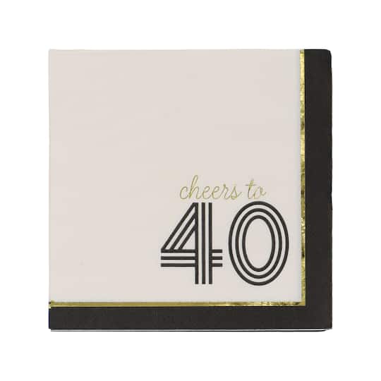 Cheers to 40 Paper Beverage Napkins, 20ct. by Celebrate It™